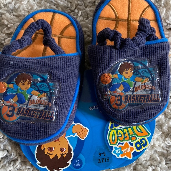 Nickelodeon Shoes Go Diego Go Toddler Slippers Nwt Size 56
